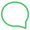Green speech bubble icon
